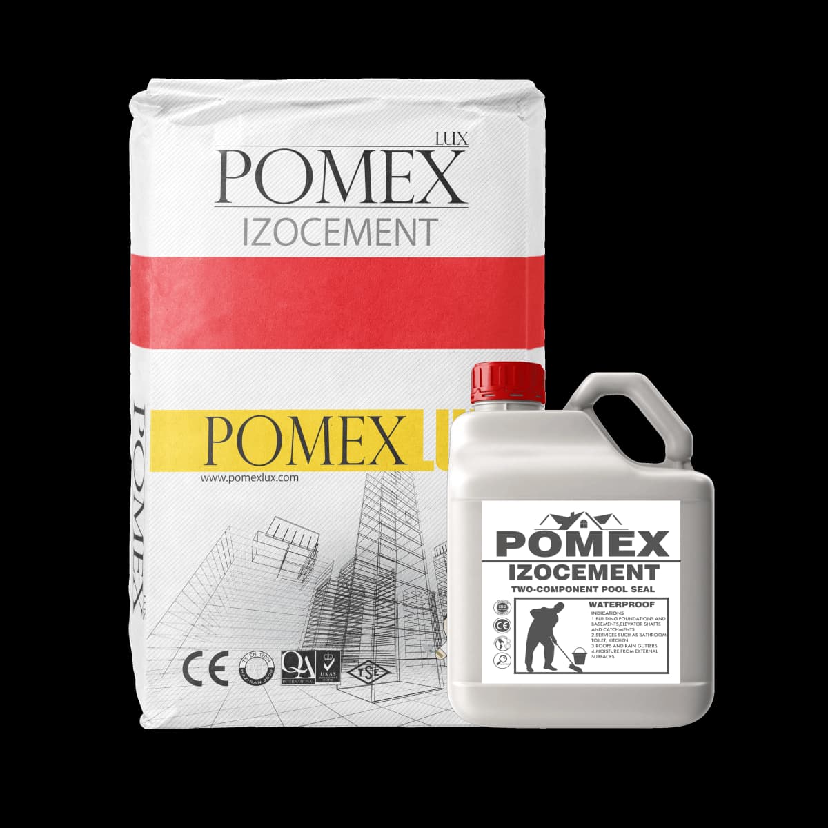 Pomex Product - Isosment Two-Component Waterproofing 3024