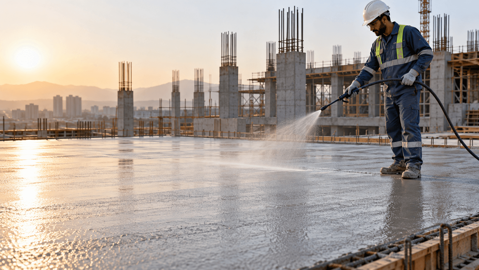 کیورینگ بتن چیست؟ روش اجرا، زمان و الزام سازمان مهندسی